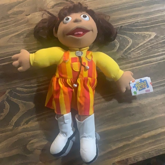 Puzzle place vintage plush doll Kiki Hispanic TV 90s PBS Russ new with tags NWT - Picture 1 of 11